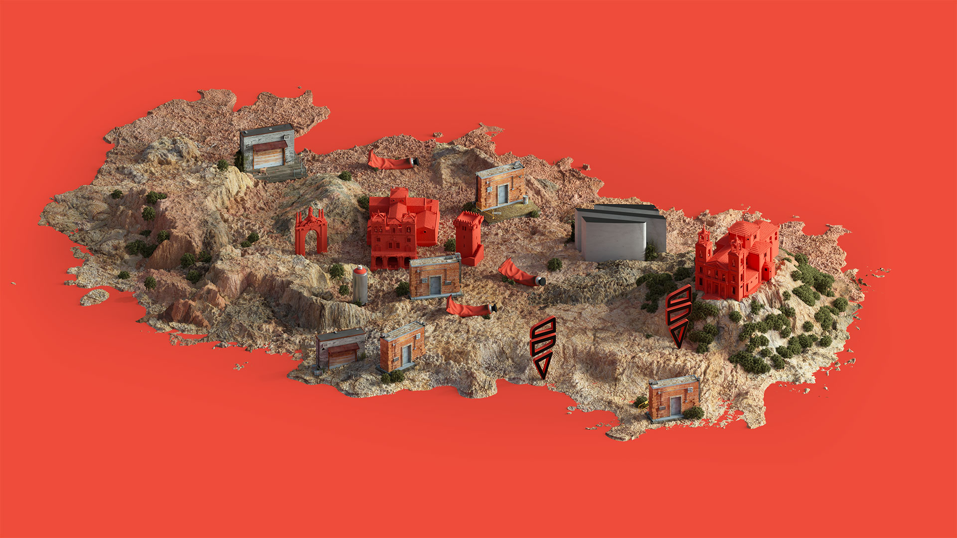 3d maps in partnership with solid dogma
