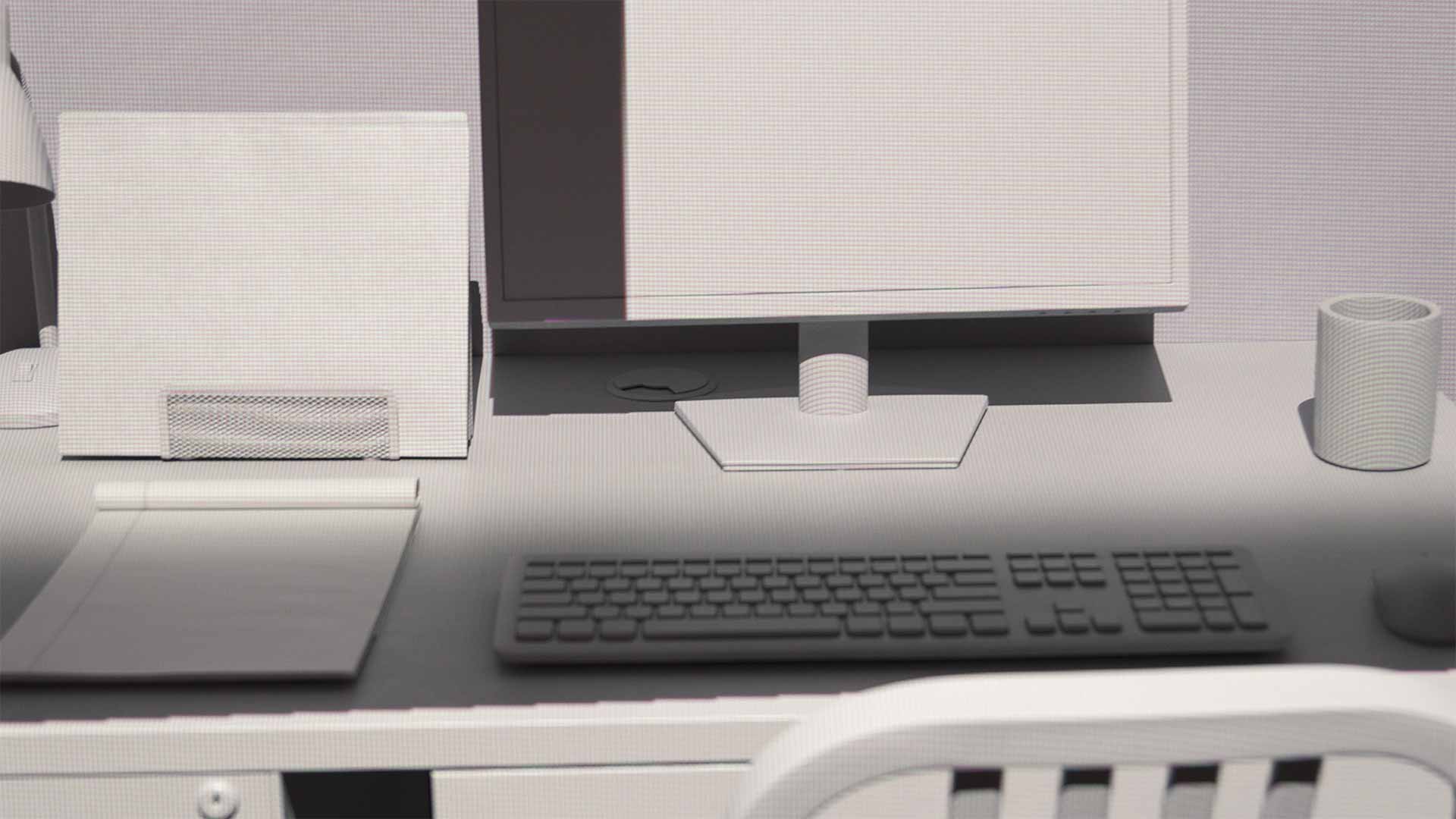 White room projection