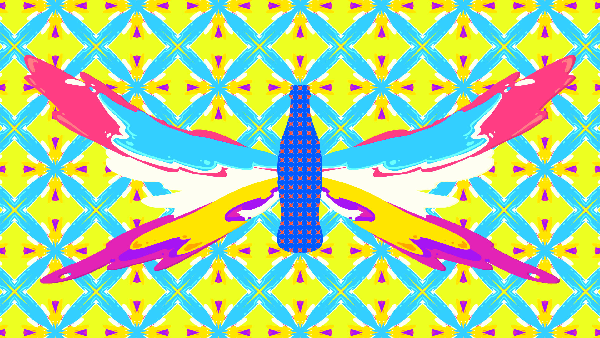 illustration and animation for coca cola ad