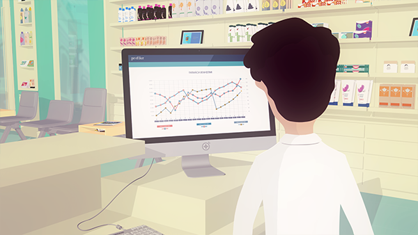 illustration for pharmaceutical industry