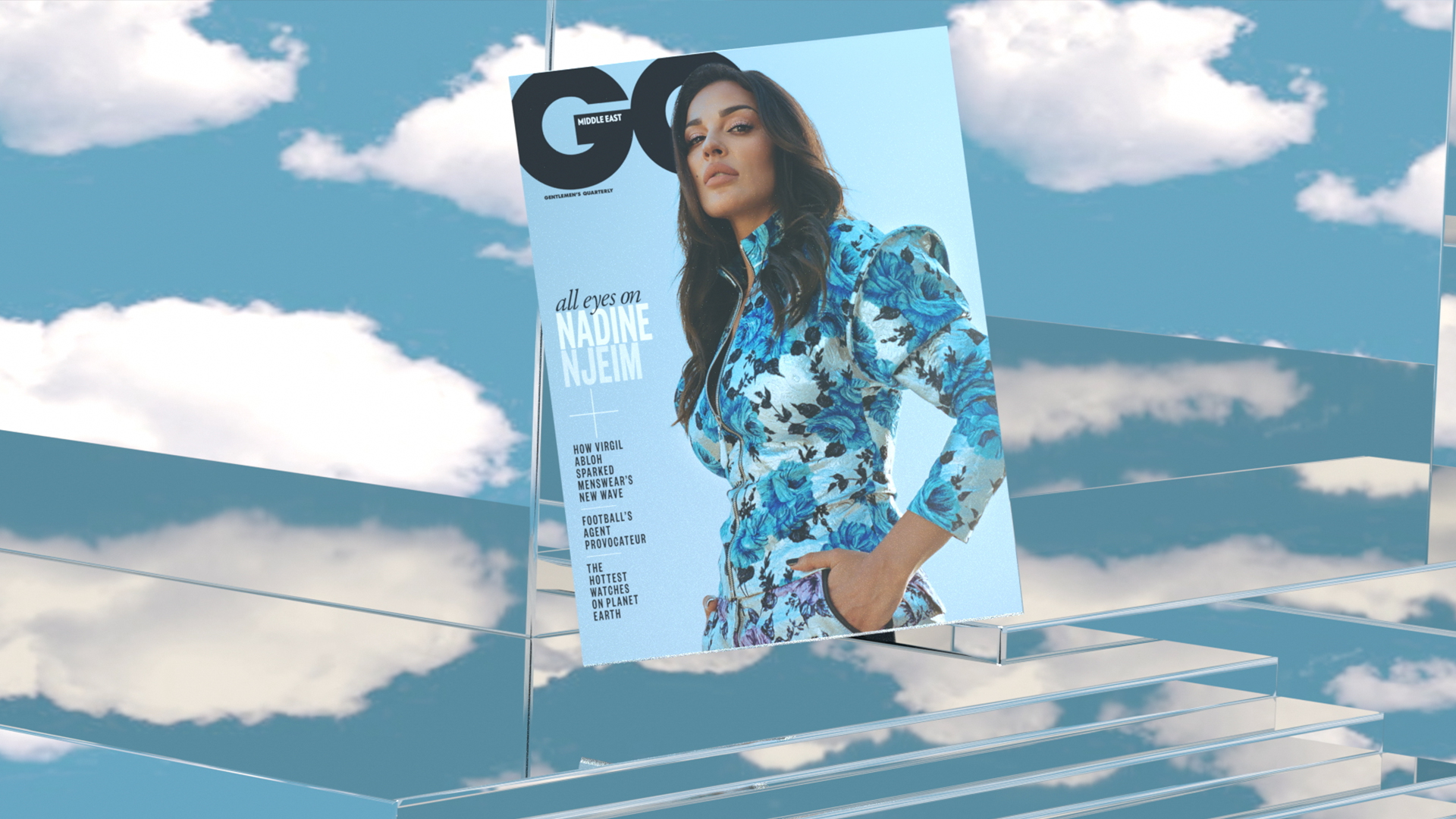 motion graphics for gq magazine middle east event
