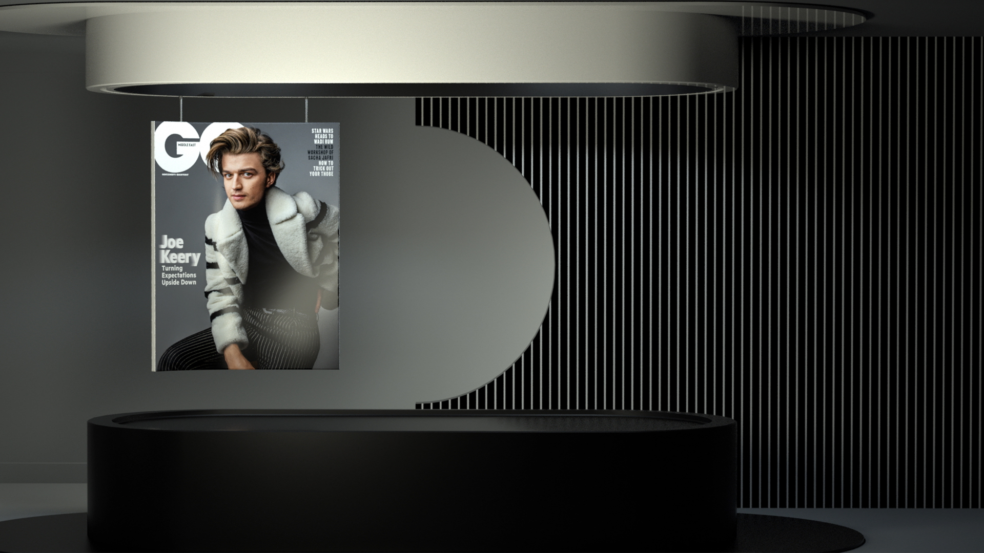 motion graphics for gq middle east event moty