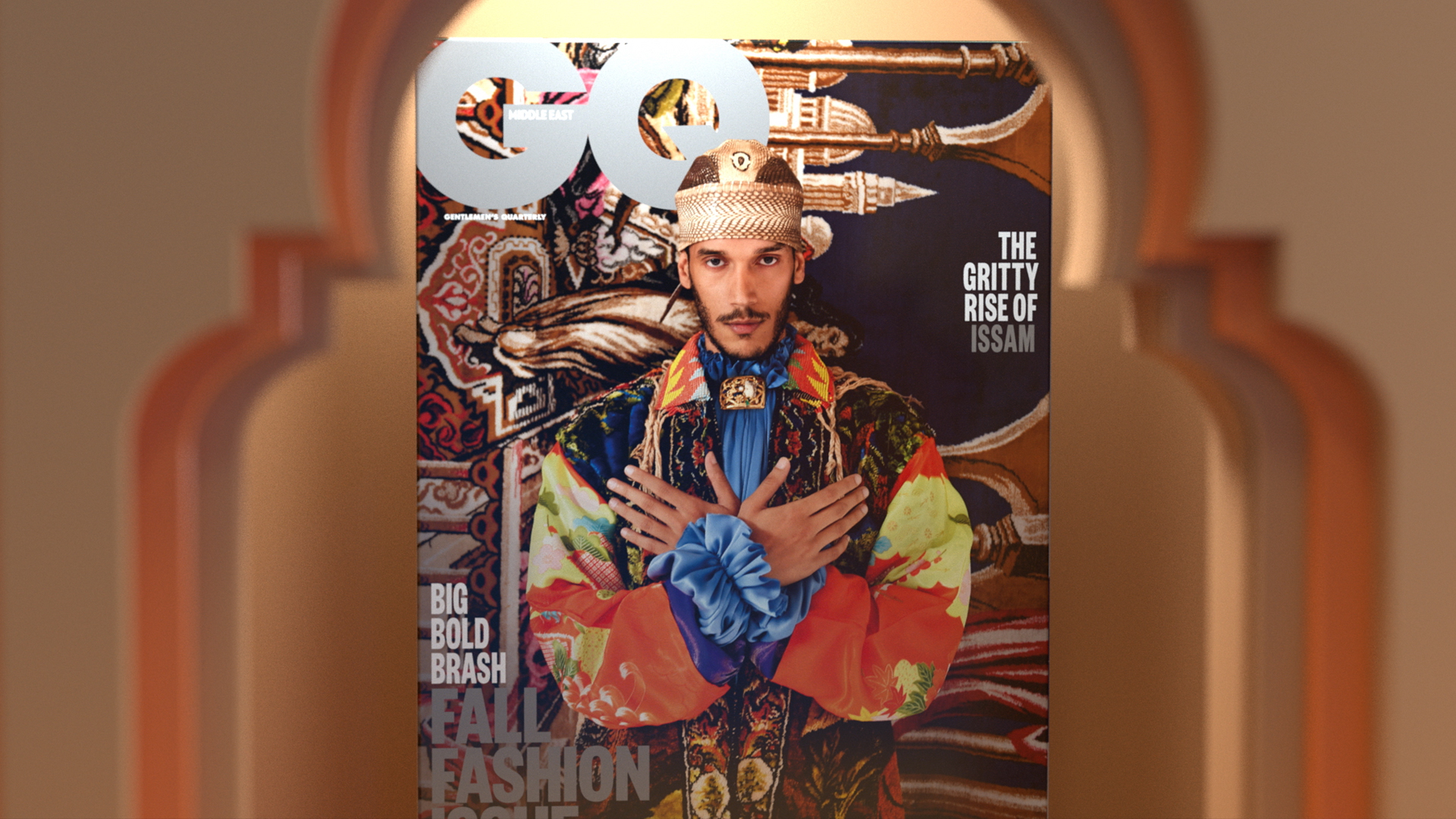 motion graphics for gq middle east event