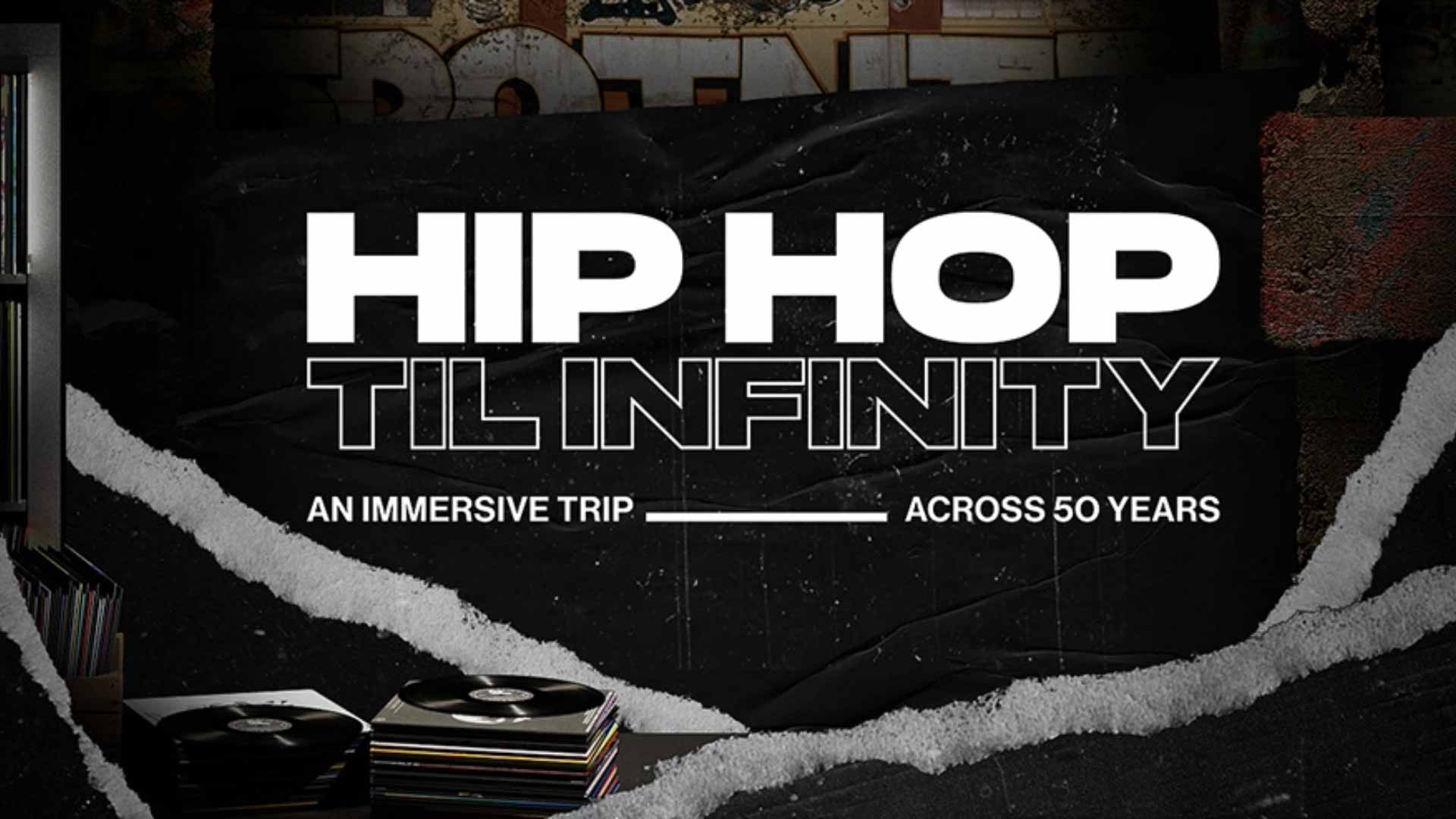 Headline of the immersive exhibition