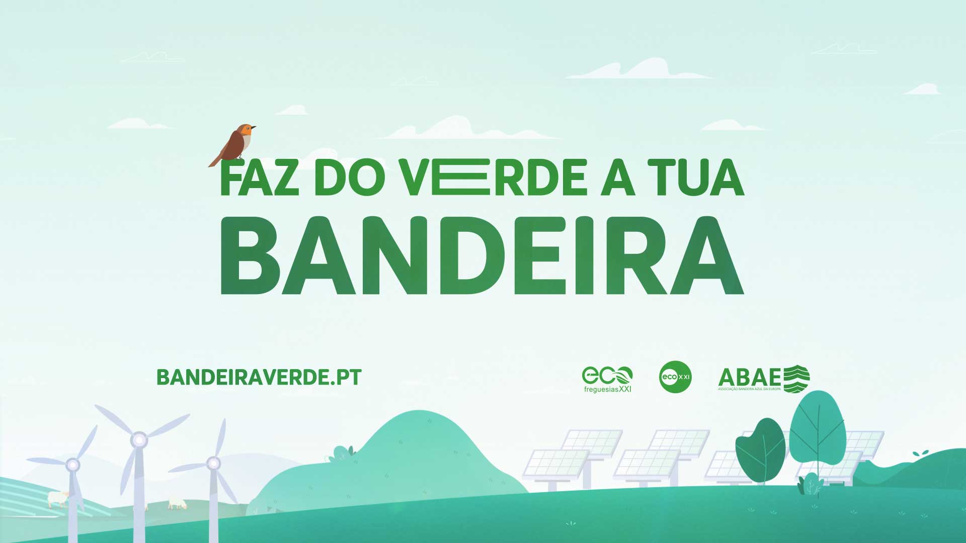 Bandeira Verde slogan