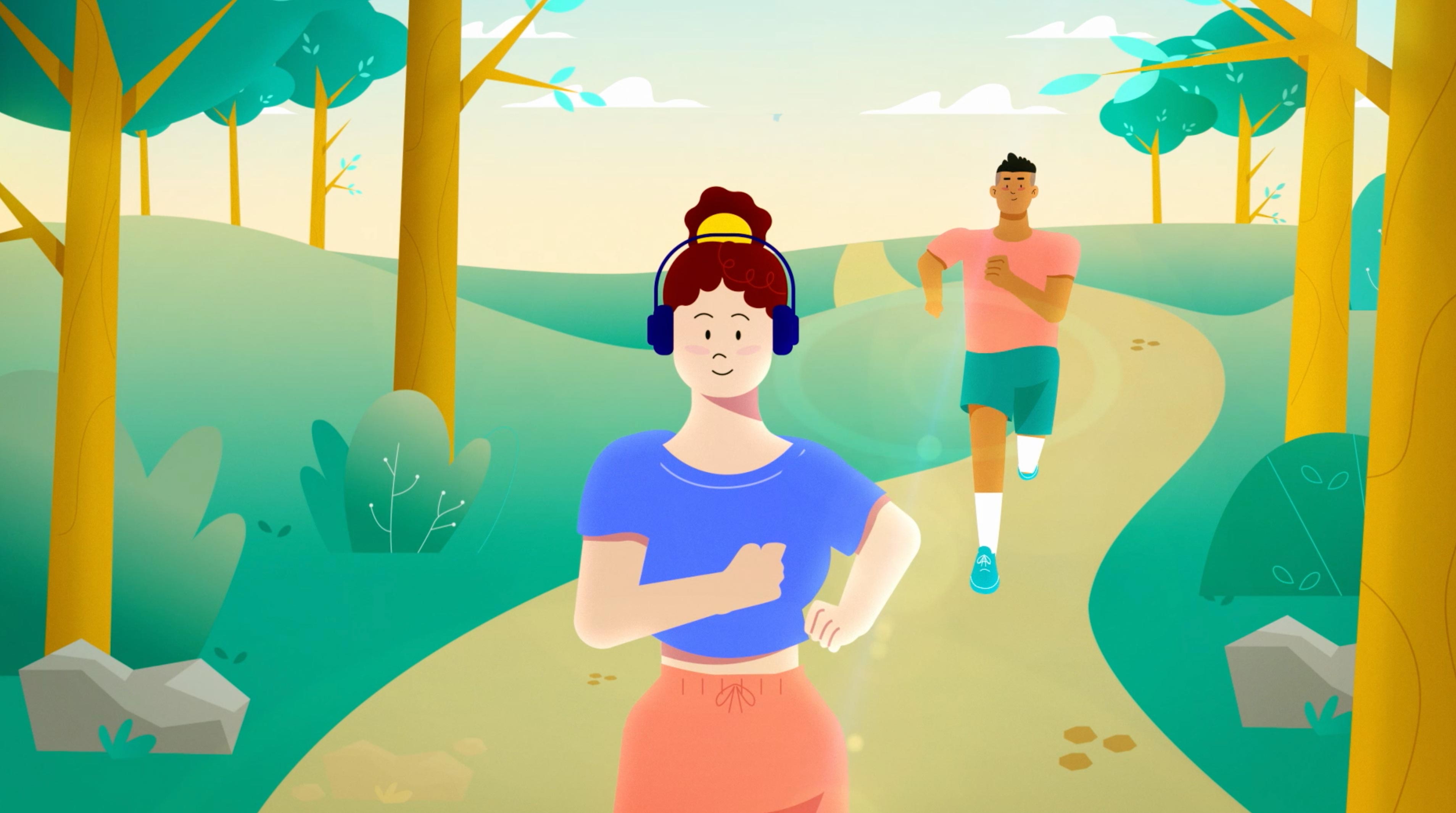 Forth scenario - running