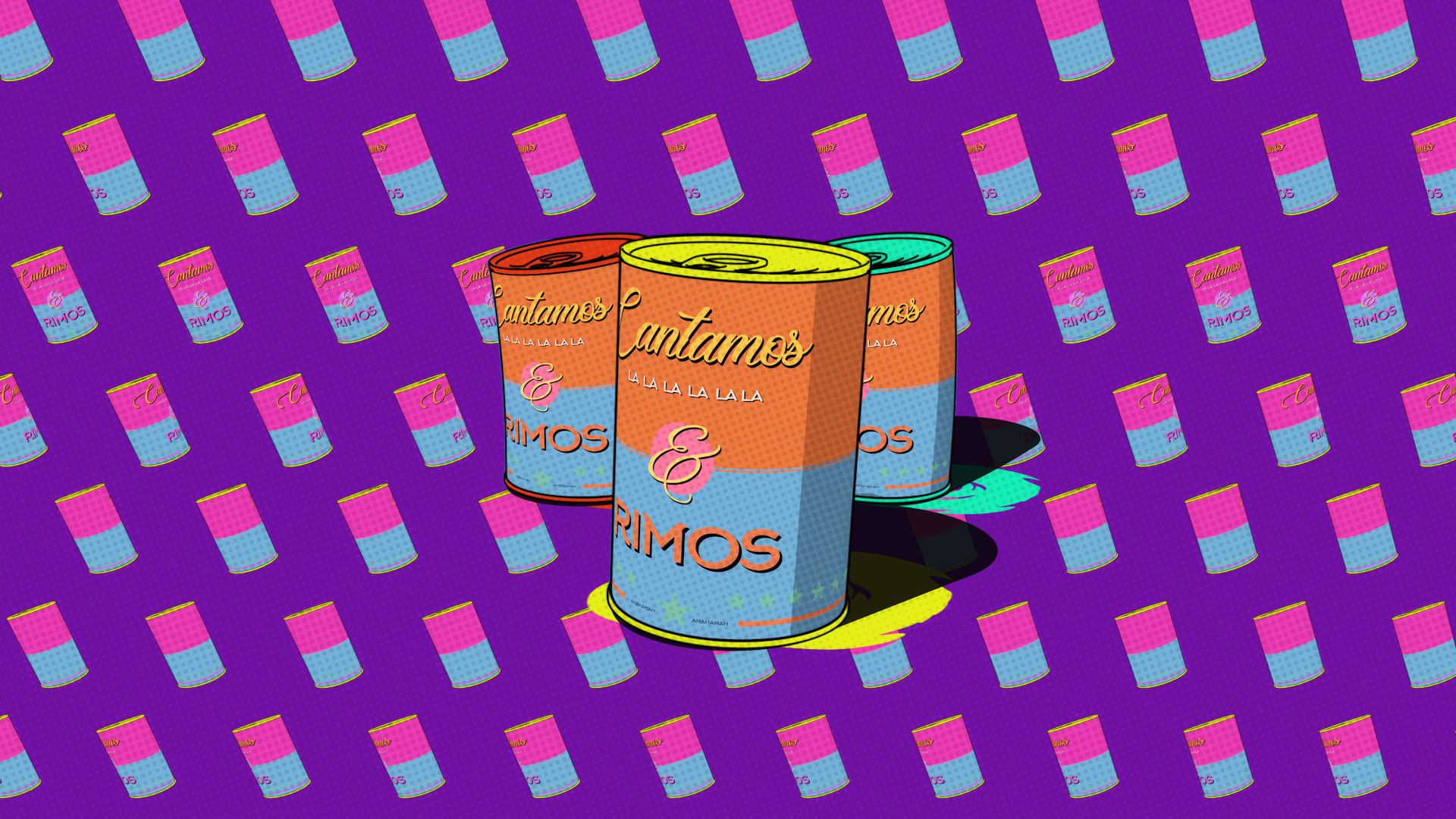 pop art style tv loops for tv