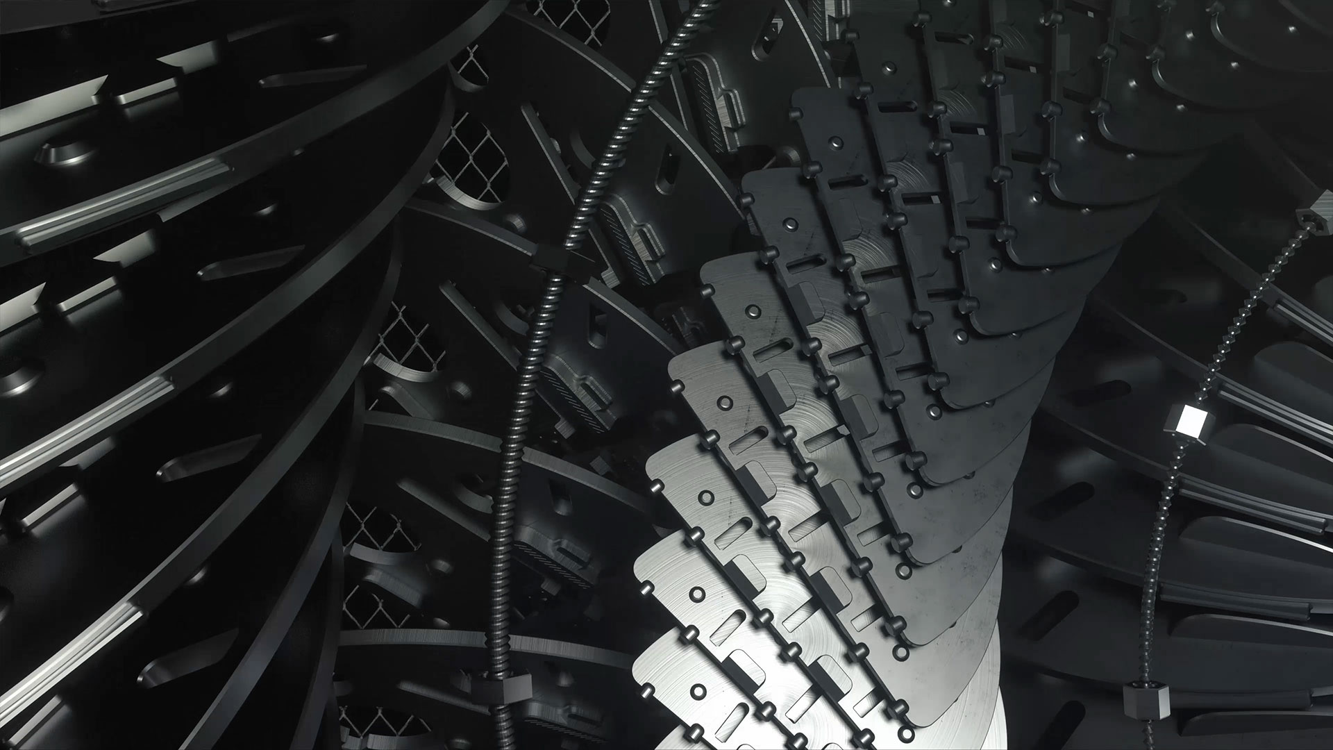 3d design and animation of steel