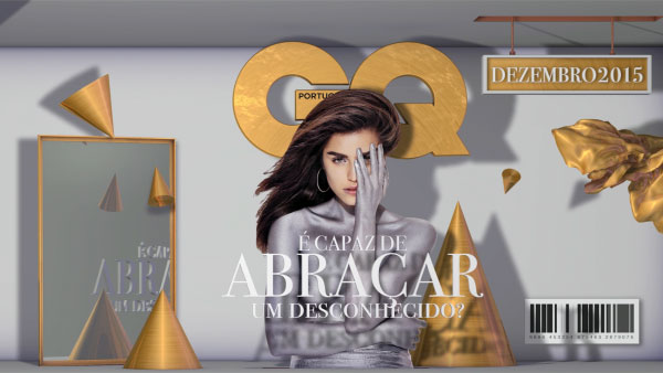 video mapping for gq magazine event