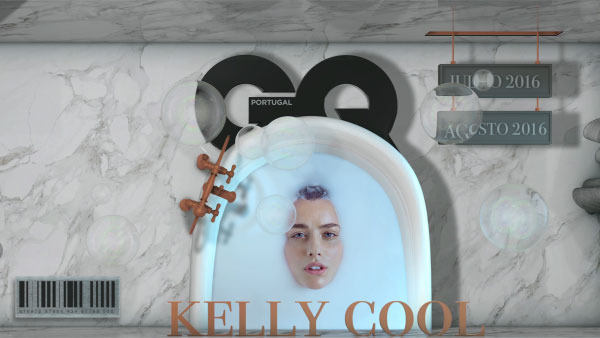 projection mapping for gq event in 2016