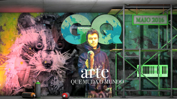 gq event in 2016 video mapping