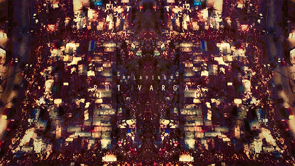 projection mapping and motion graphics for music festival